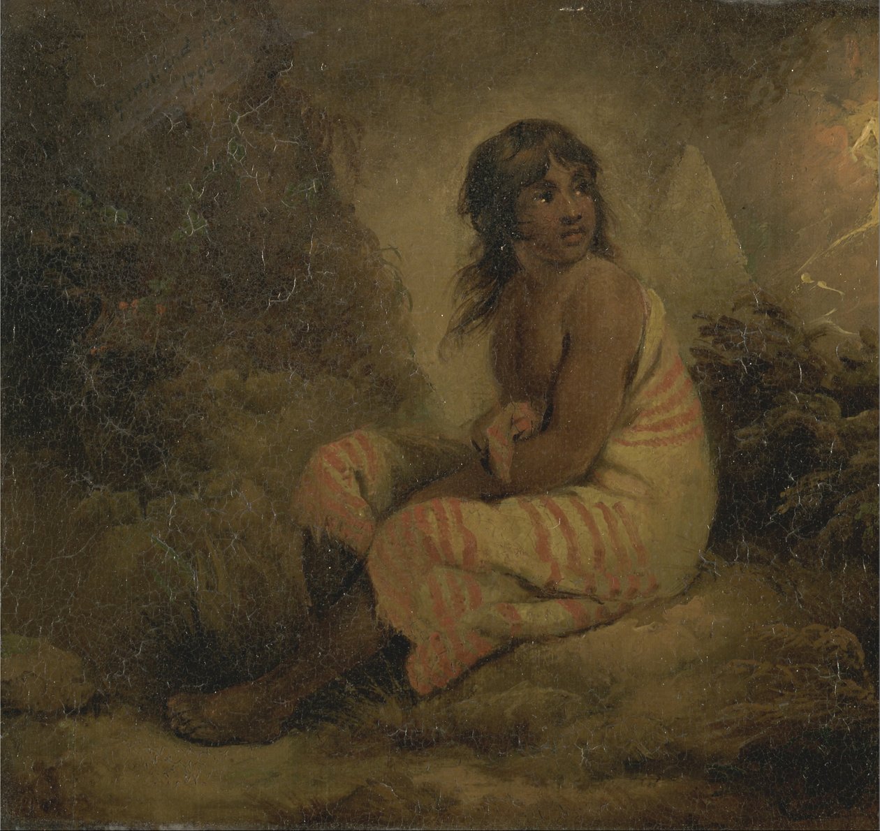 Intialainen tyttö tekijältä George Morland