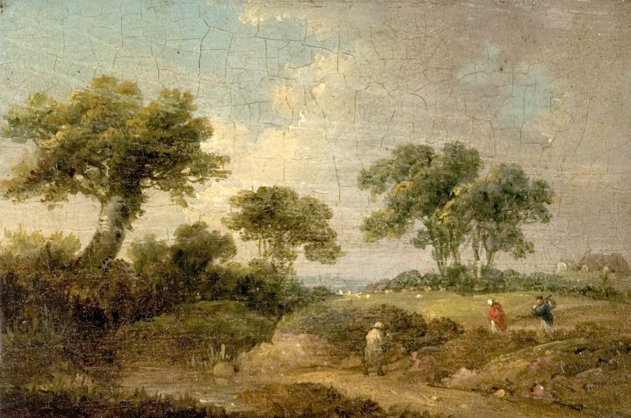 Maisema hahmoilla tekijältä George Morland