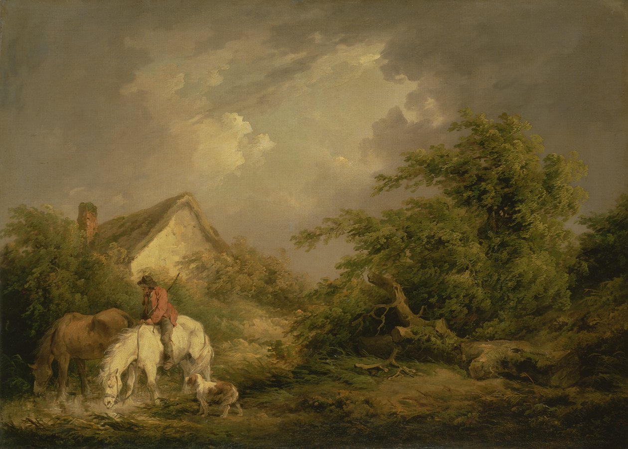Lähestyvä myrsky, 1791 tekijältä George Morland