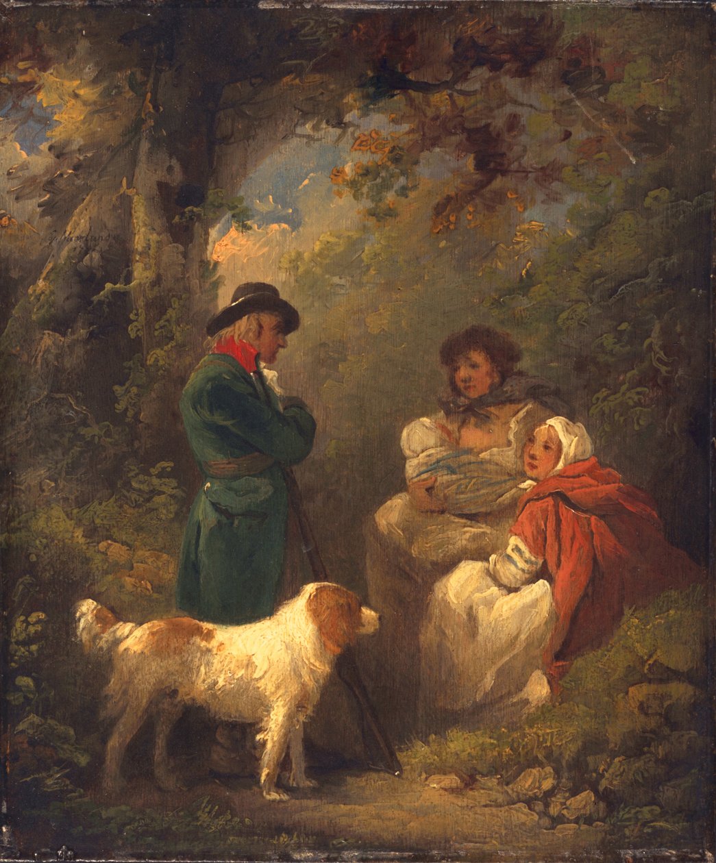 Onnekas urheilija, 1792 tekijältä George Morland
