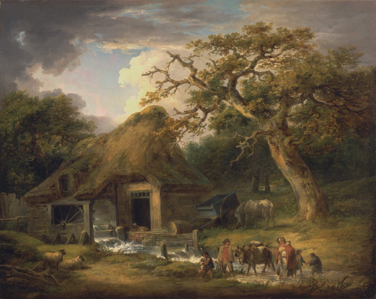 Vanha vesimylly tekijältä George Morland