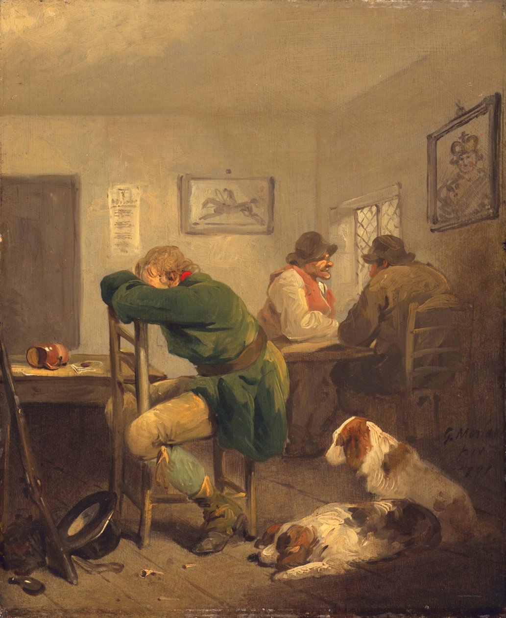 Epäonninen urheilija, 1792 tekijältä George Morland