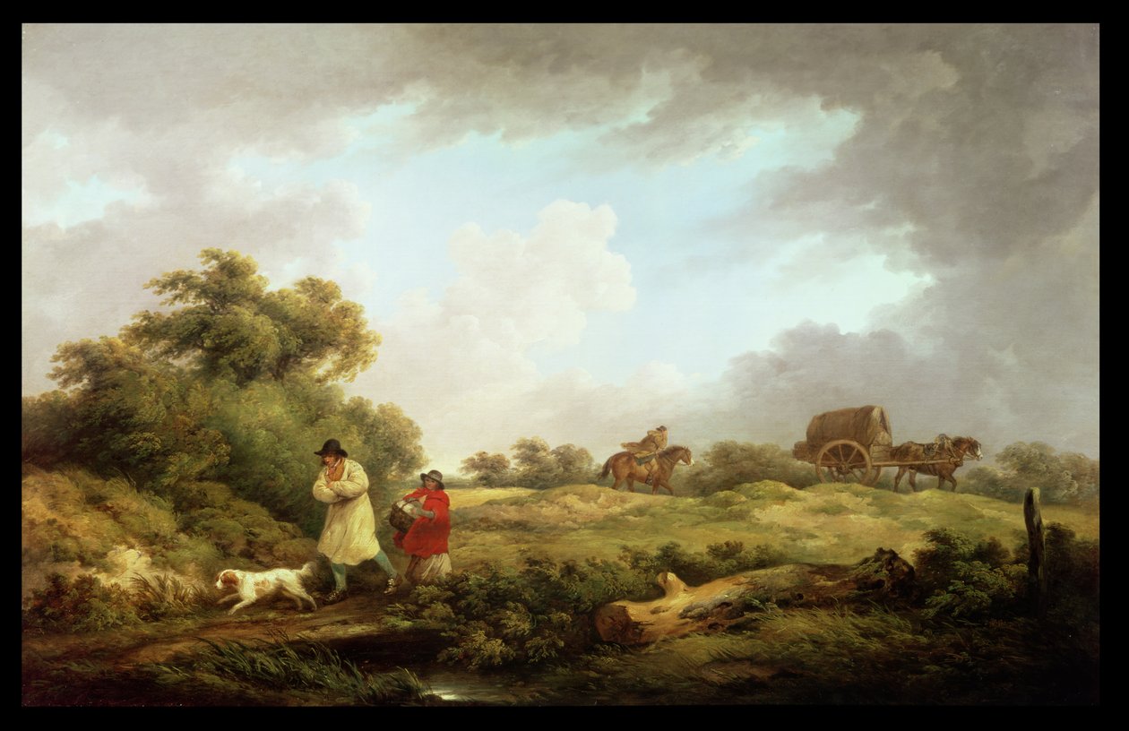 Tuulinen päivä tekijältä George Morland