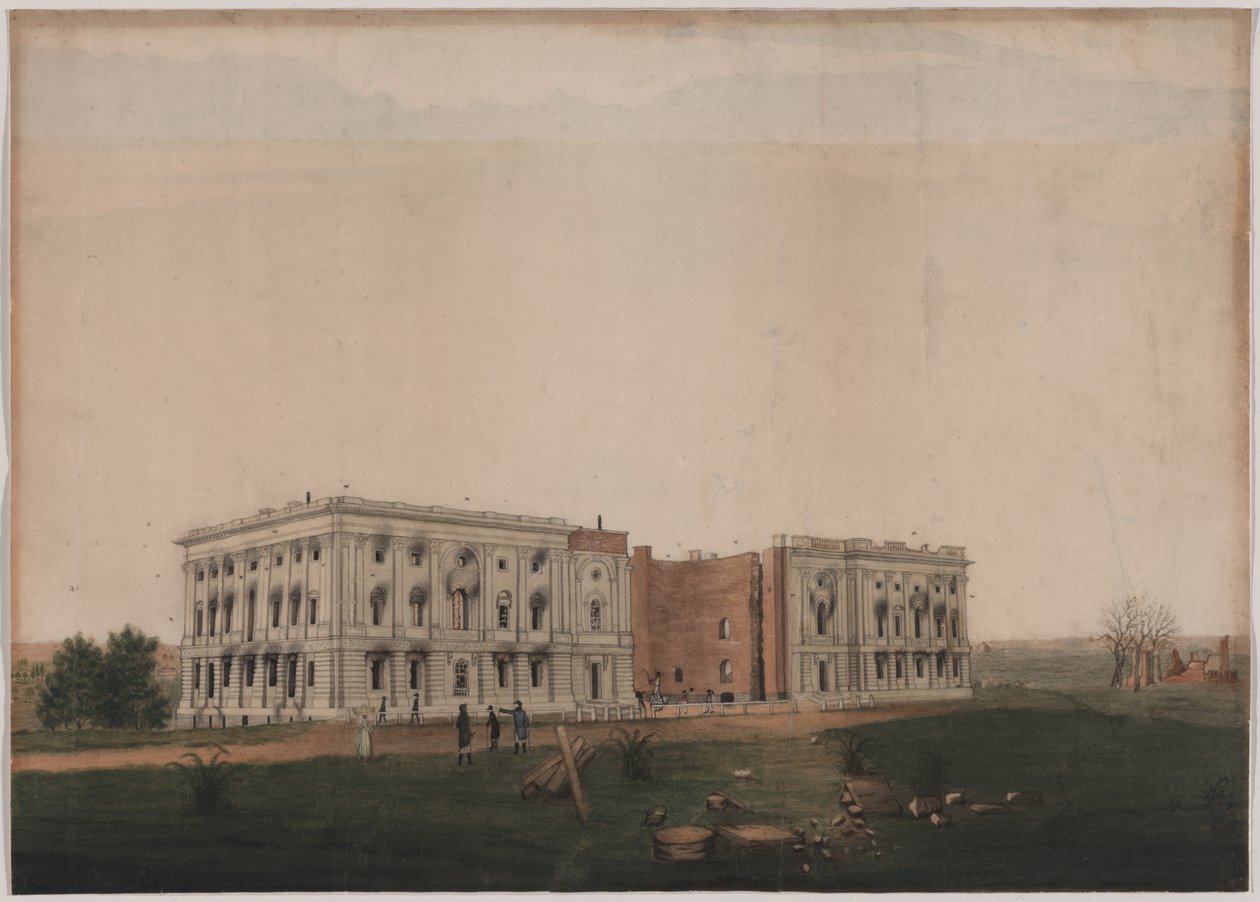 Yhdysvaltain pääkaupunki 1814 tekijältä George Munger