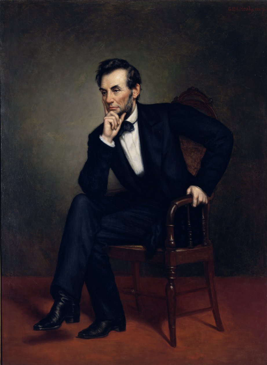 Abraham Lincolnin muotokuva (1887) tekijältä George Peter Alexander Healy