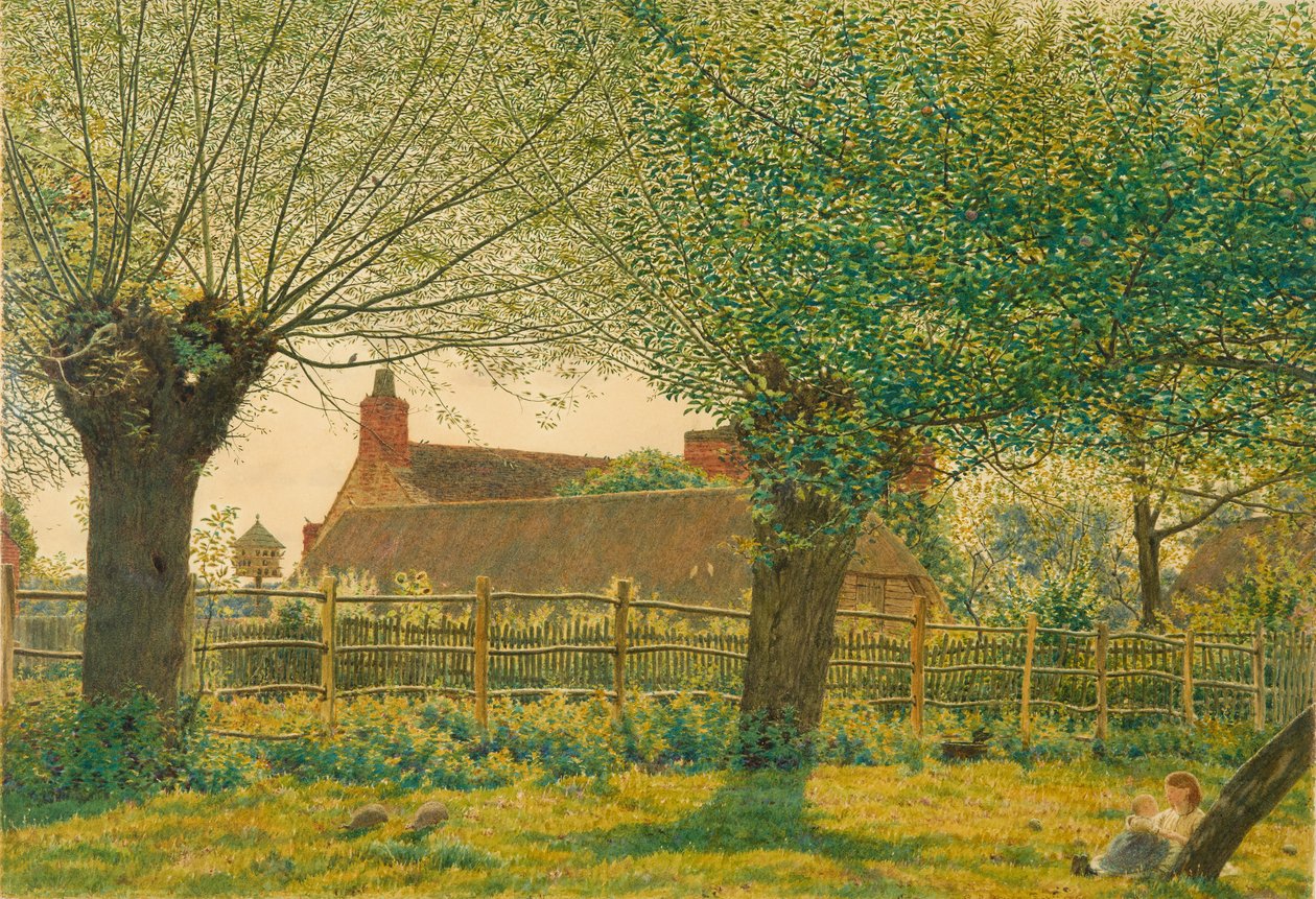 Binseyssä, lähellä Oxfordia, 1862 tekijältä George Price Boyce