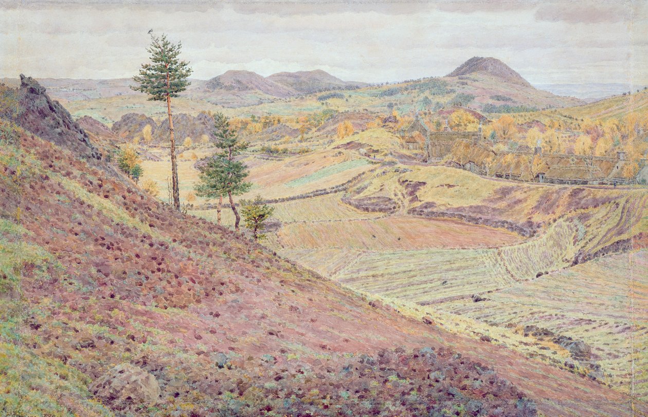 Auvergnessa (wc kynän päällä paperilla) tekijältä George Price Boyce