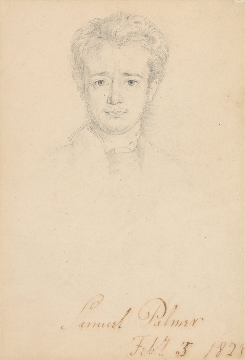 Samuel Palmerin muotokuva 5. helmikuuta 1828 tekijältä George Richmond