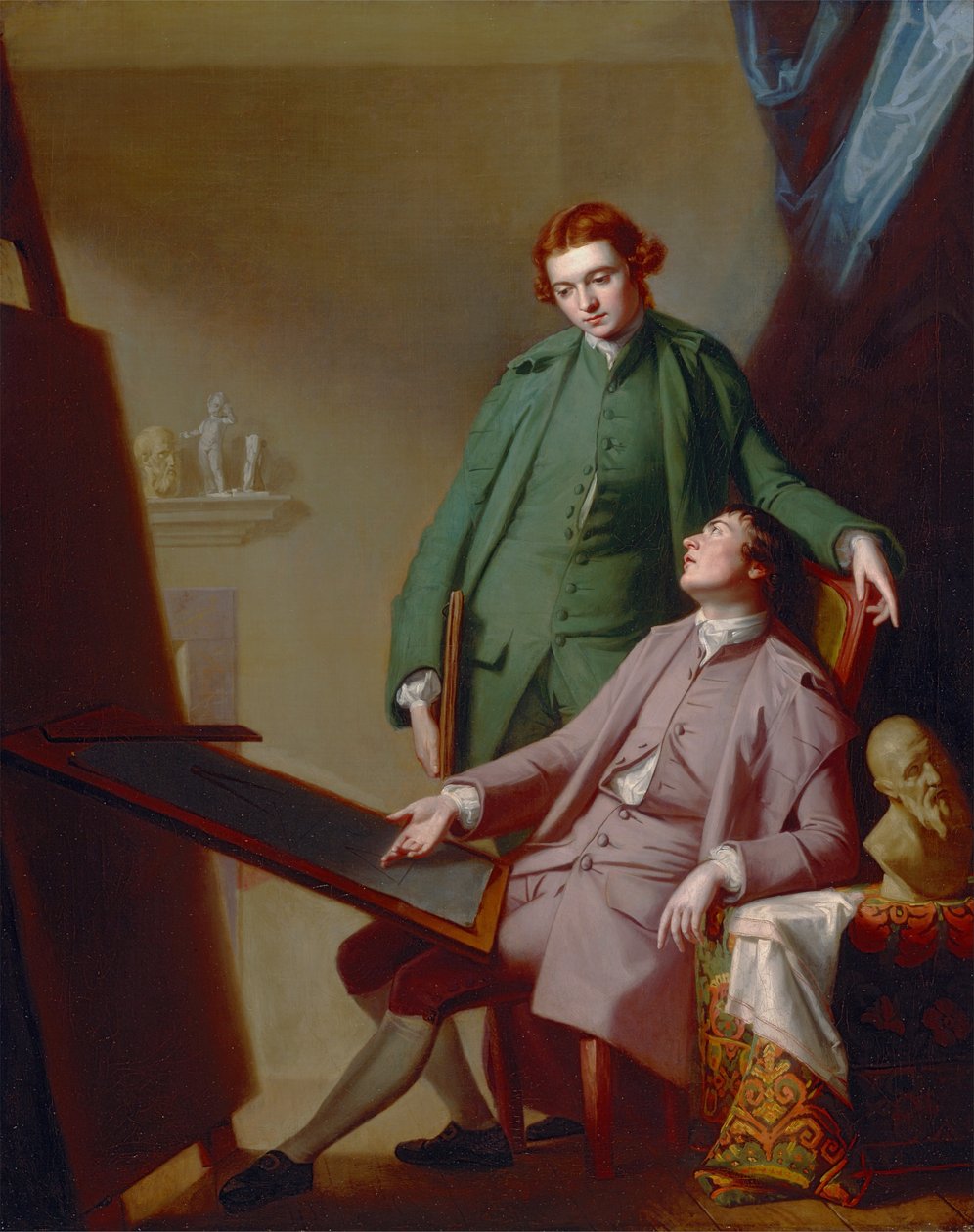 Keskustelu (The Artists Brothers, Peter ja James Romney) tekijältä George Romney