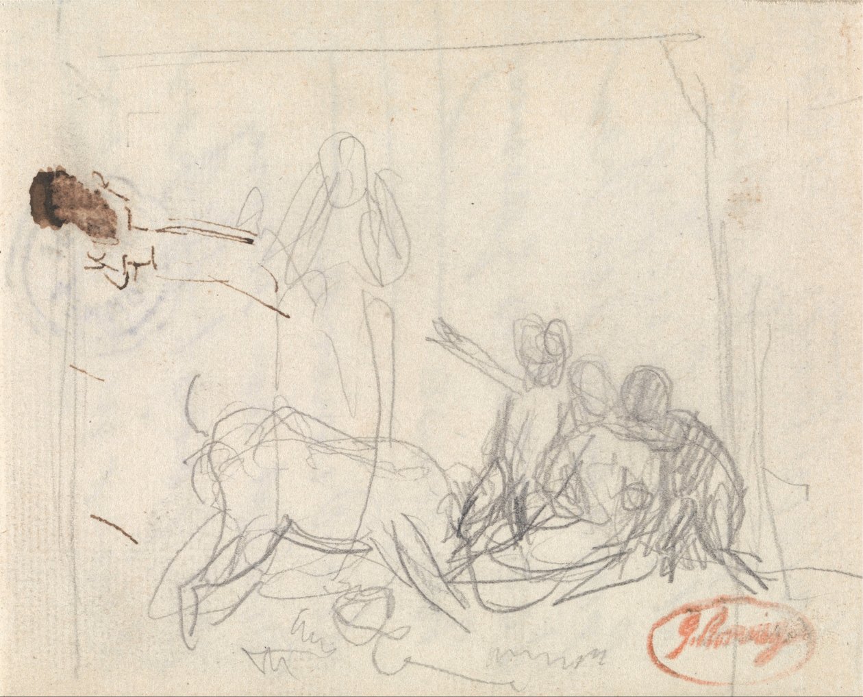 Lapset ja vuohi tekijältä George Romney