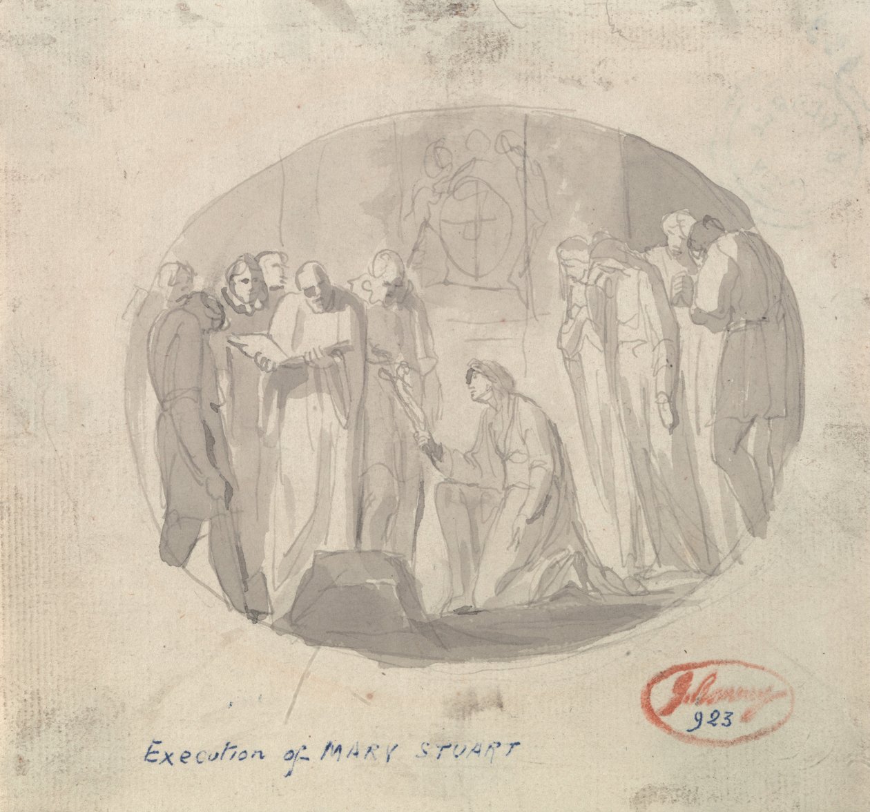 Mary Stuartin teloitus tekijältä George Romney