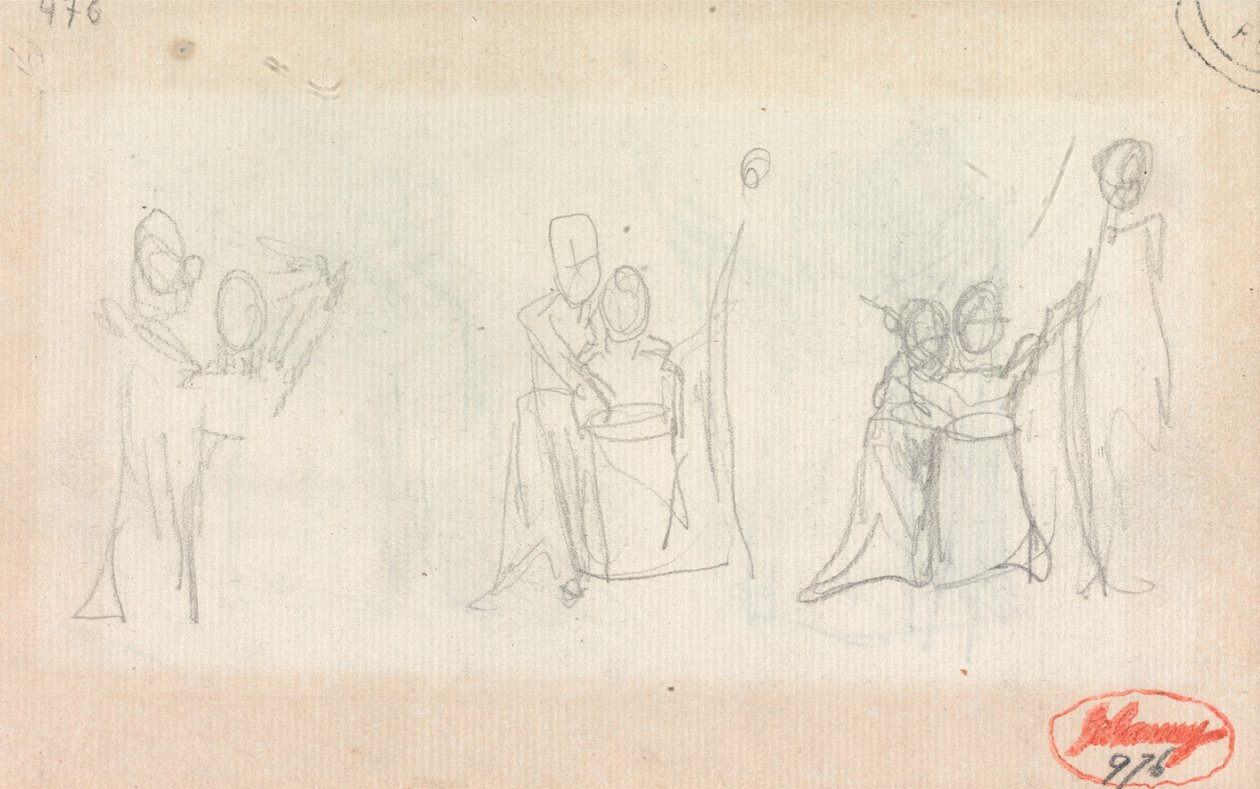 Perheryhmä- kolme luonnosta tekijältä George Romney