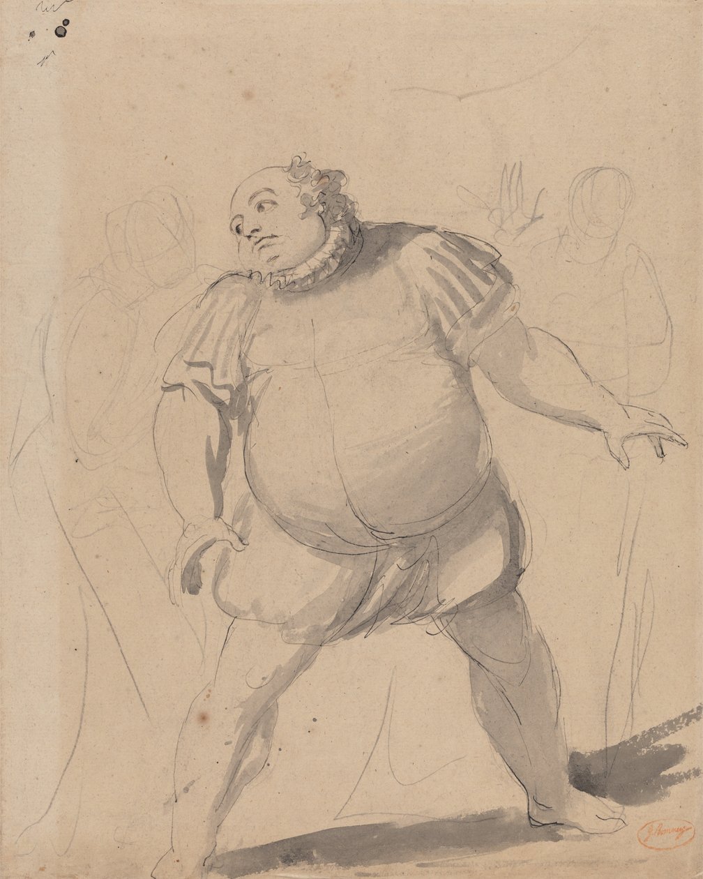 John Henderson Falstaffina tekijältä George Romney