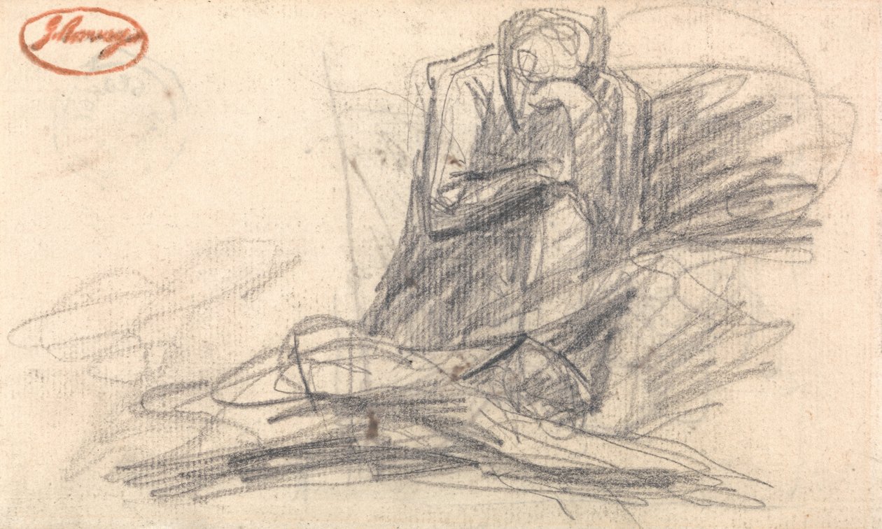 Polvillaan oleva kuva tekijältä George Romney