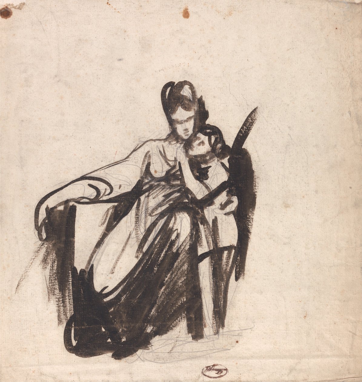 Äiti ja poika tekijältä George Romney