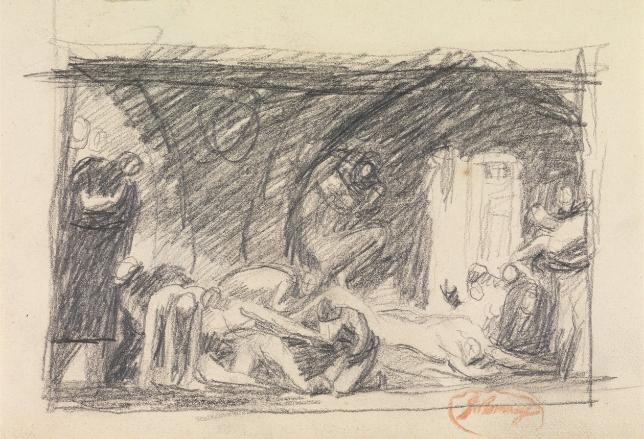 Vankilan kohtaus tekijältä George Romney