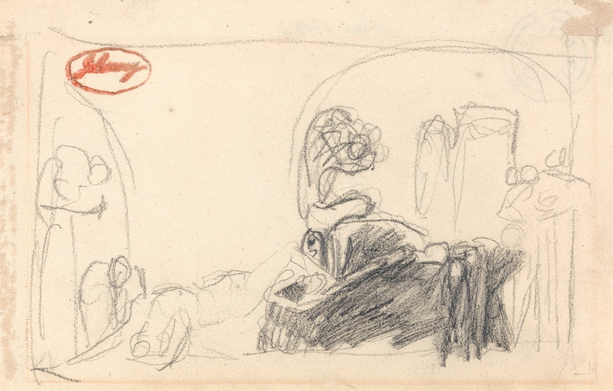 Vankilan kohtaus tekijältä George Romney