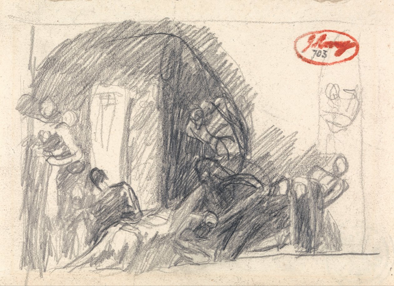 Vankilan kohtaus tekijältä George Romney