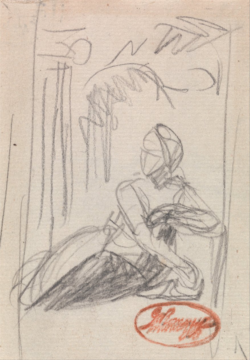 Makuuasennossa oleva naishahmo tekijältä George Romney