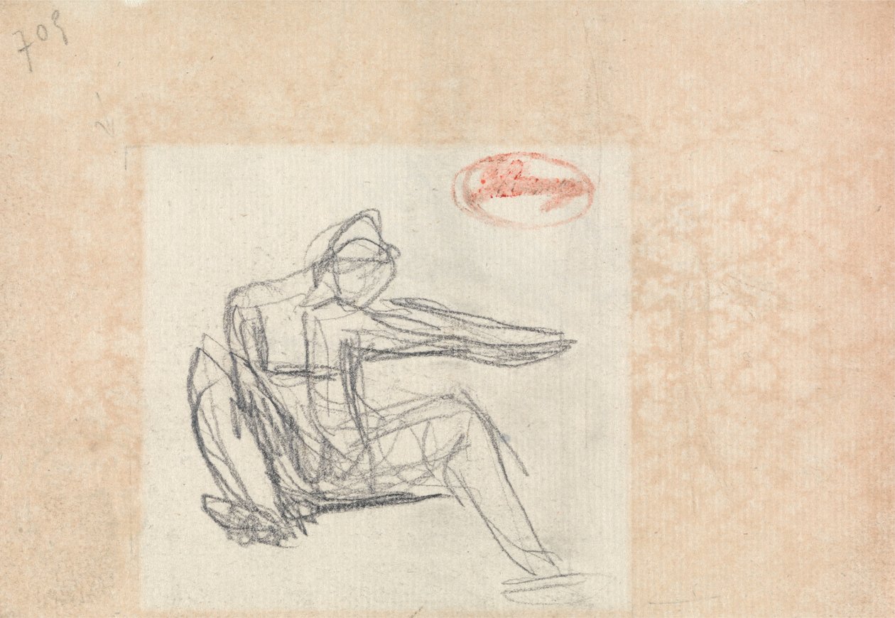 Istuva hahmo tekijältä George Romney