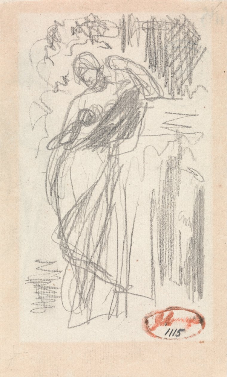Seisova nainen tekijältä George Romney