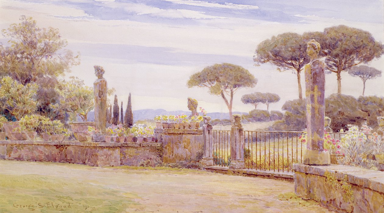 Belvedere, Villa Piatti, Rooma tekijältä George Samuel Elgood