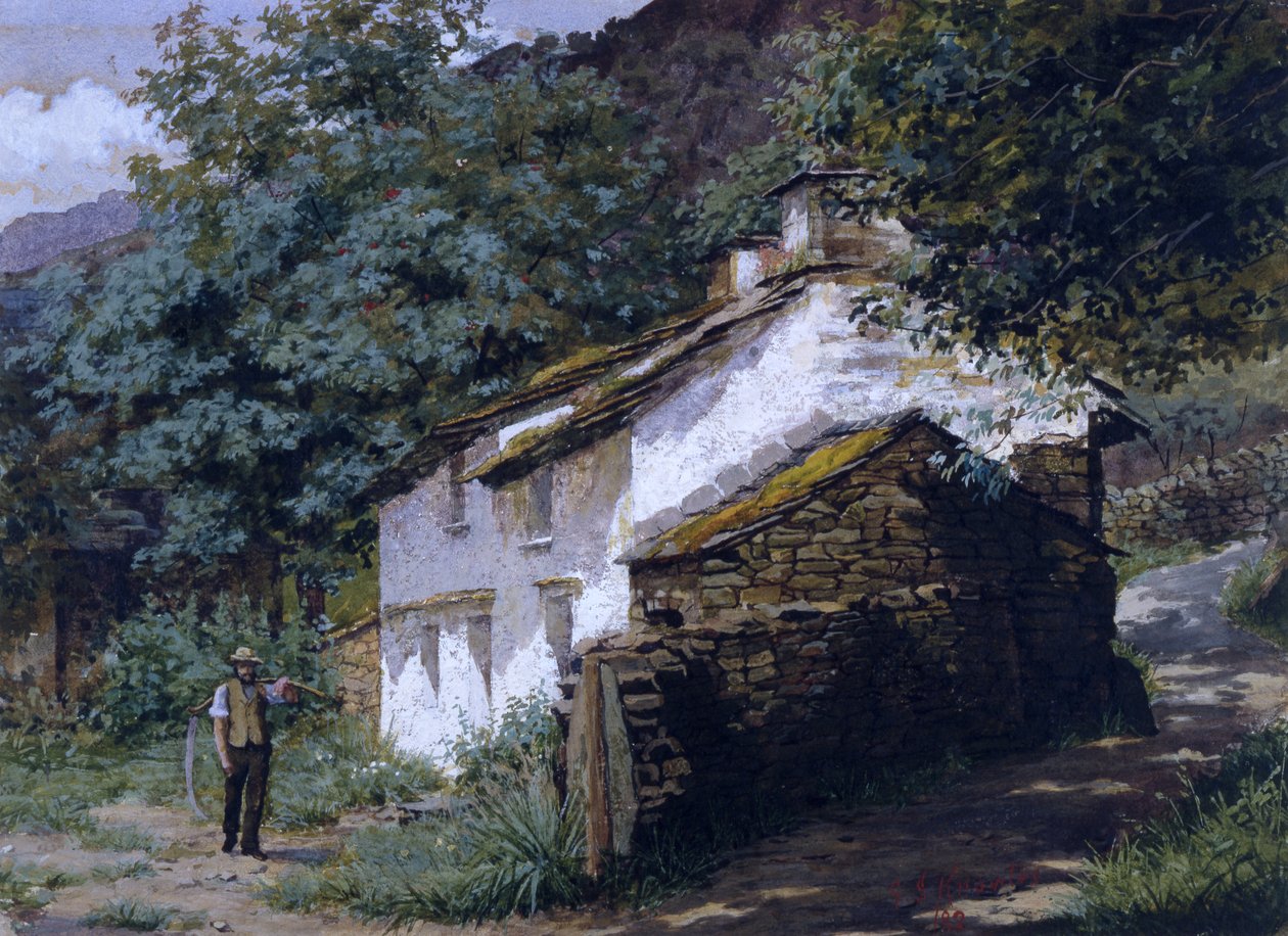 Easedalen mökki, 1882 tekijältä George Sheridan Knowles