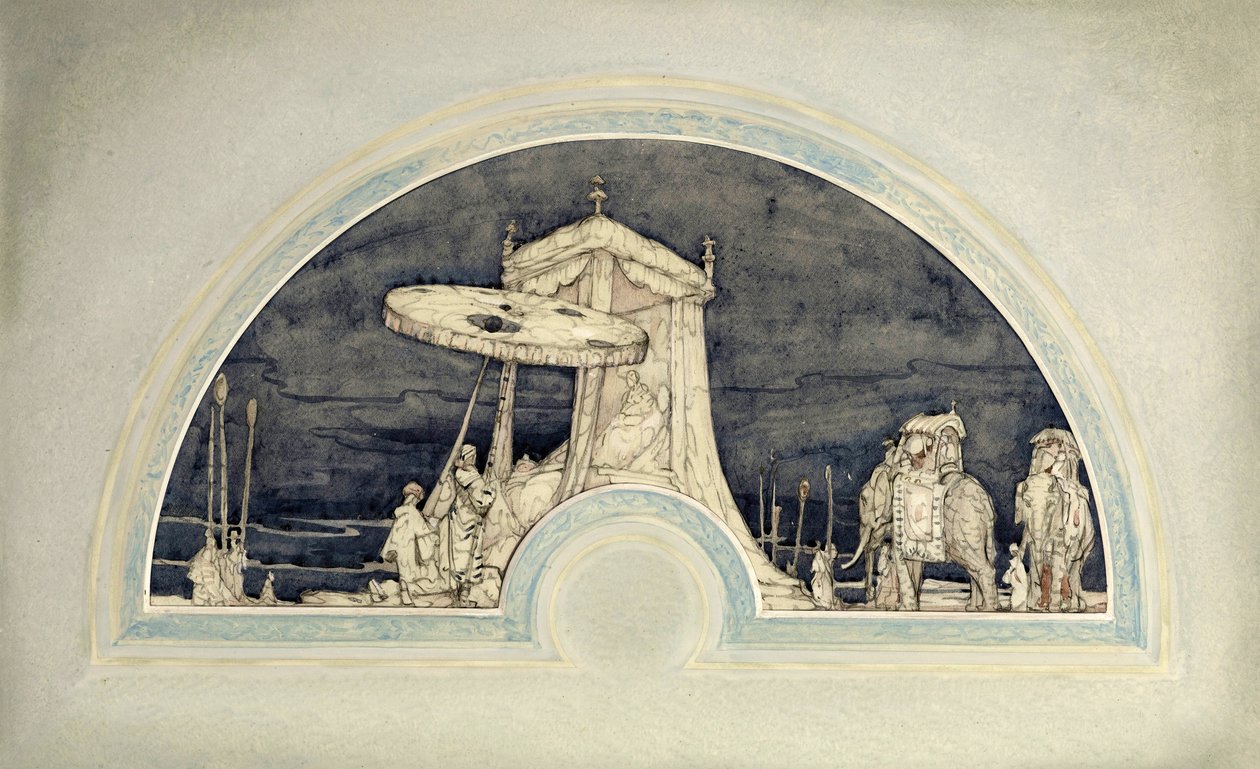 Prinsessa Bondour, n. 1910 tekijältä George Sheringham