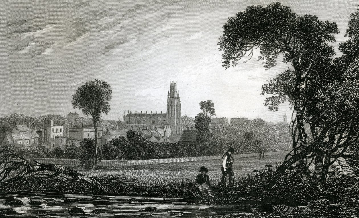 Pyhän Yrjön kirkko, Rams-gate, kaiverrus Thomas Garner, 1830 tekijältä George Shepherd