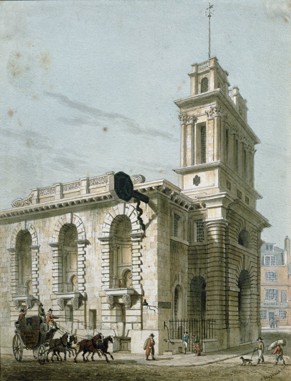St. Mary Woolnoth: Lombard Street tekijältä George Shepherd