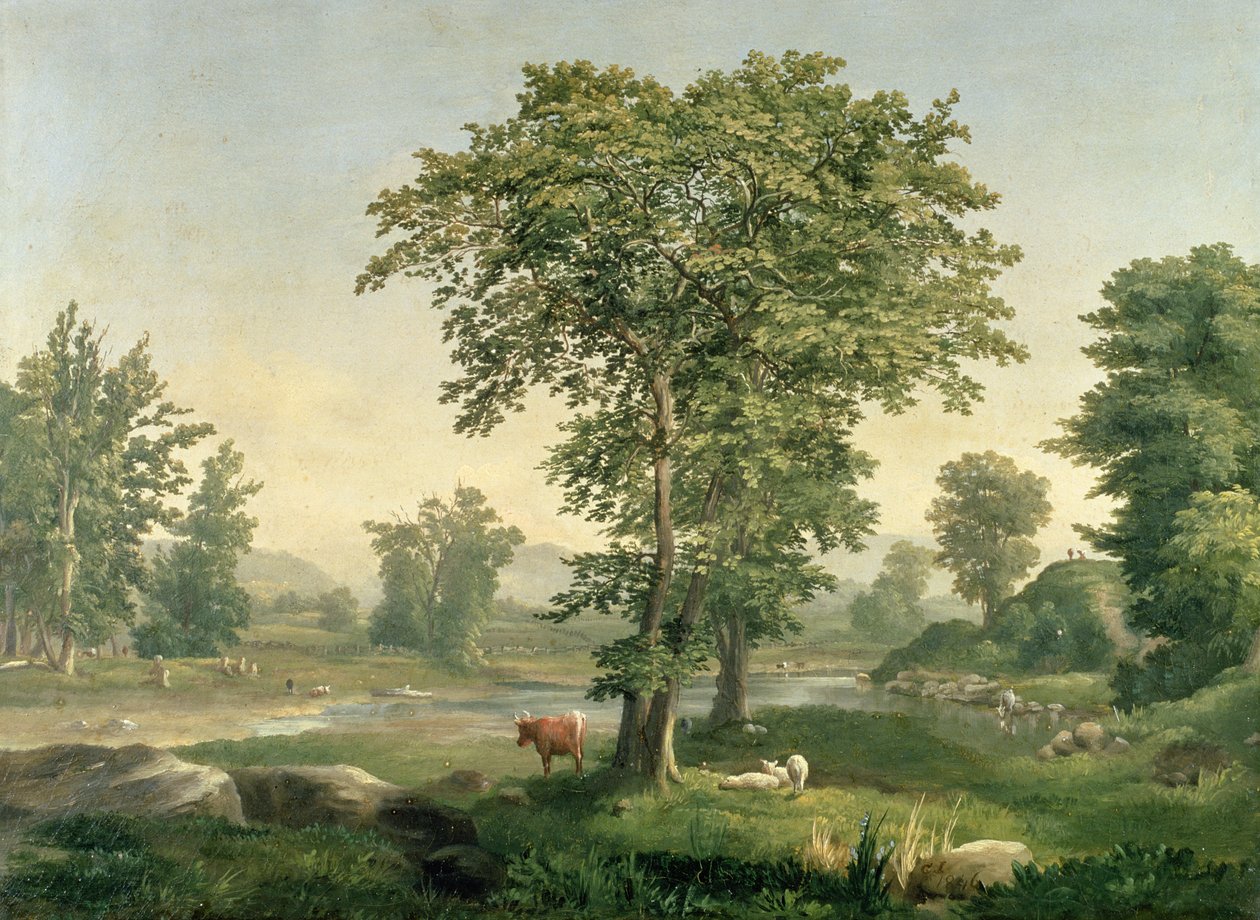 Maisema, 1846 tekijältä George Inness