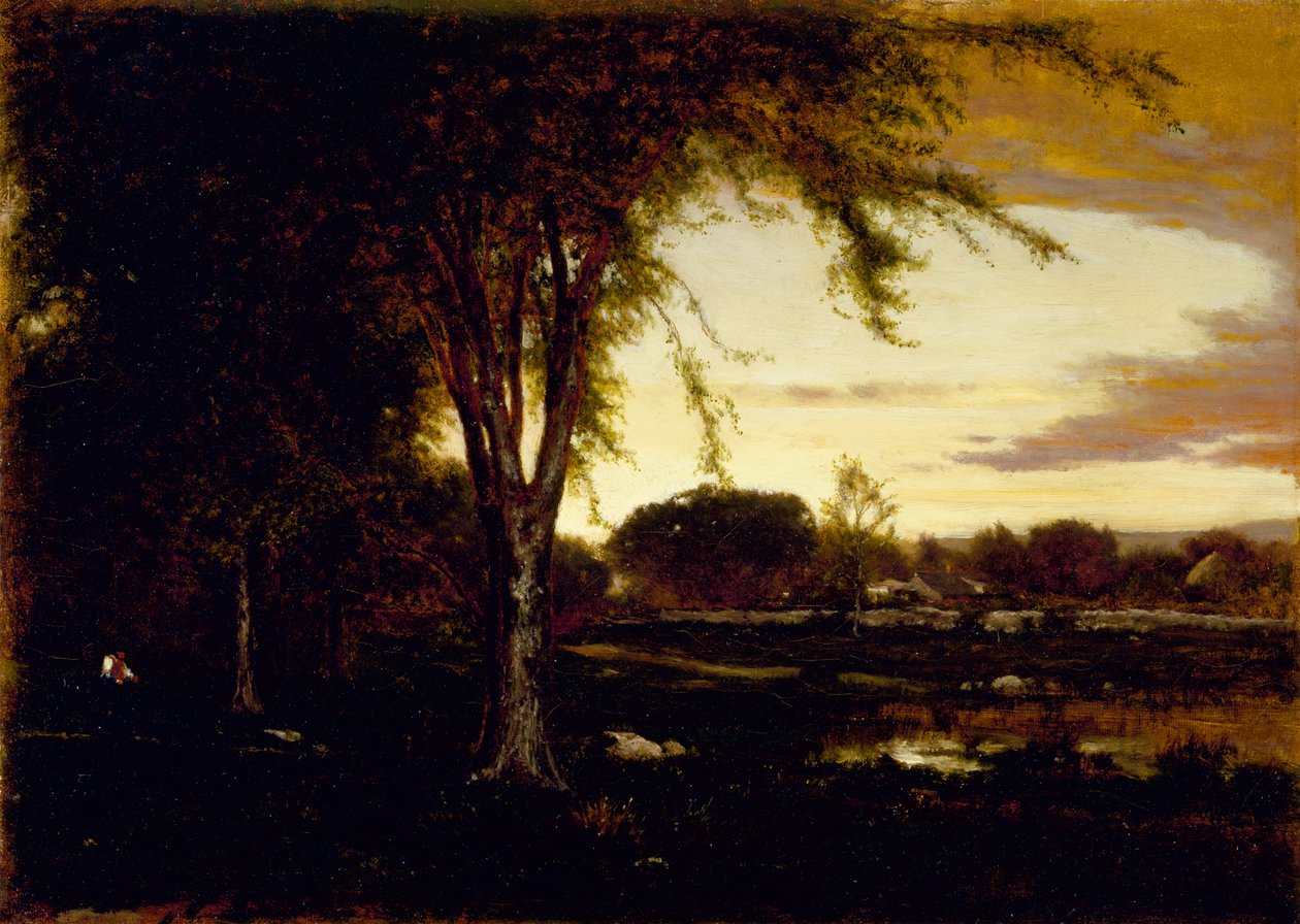 Maisema, 1866 tekijältä George Snr. Inness