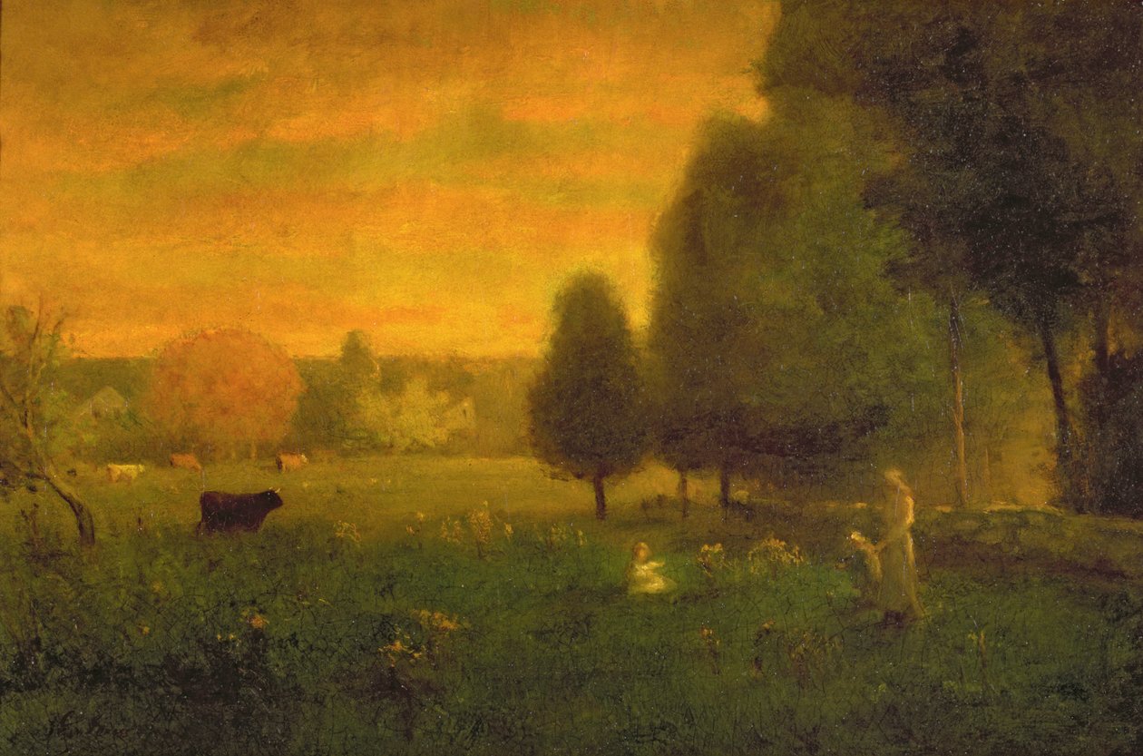 Auringonlasku Brilliance tekijältä George Inness