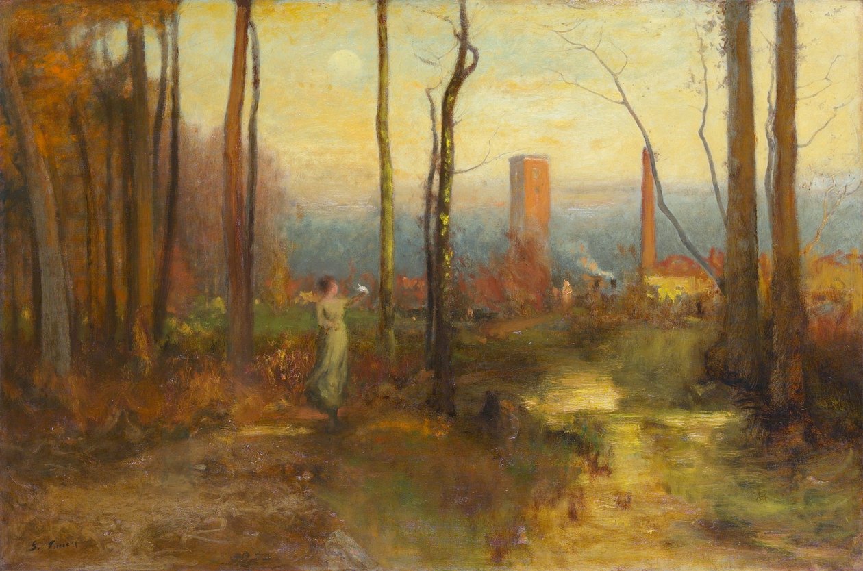 Myllypuro, Montclair, New Jersey, noin 1888. tekijältä George Inness