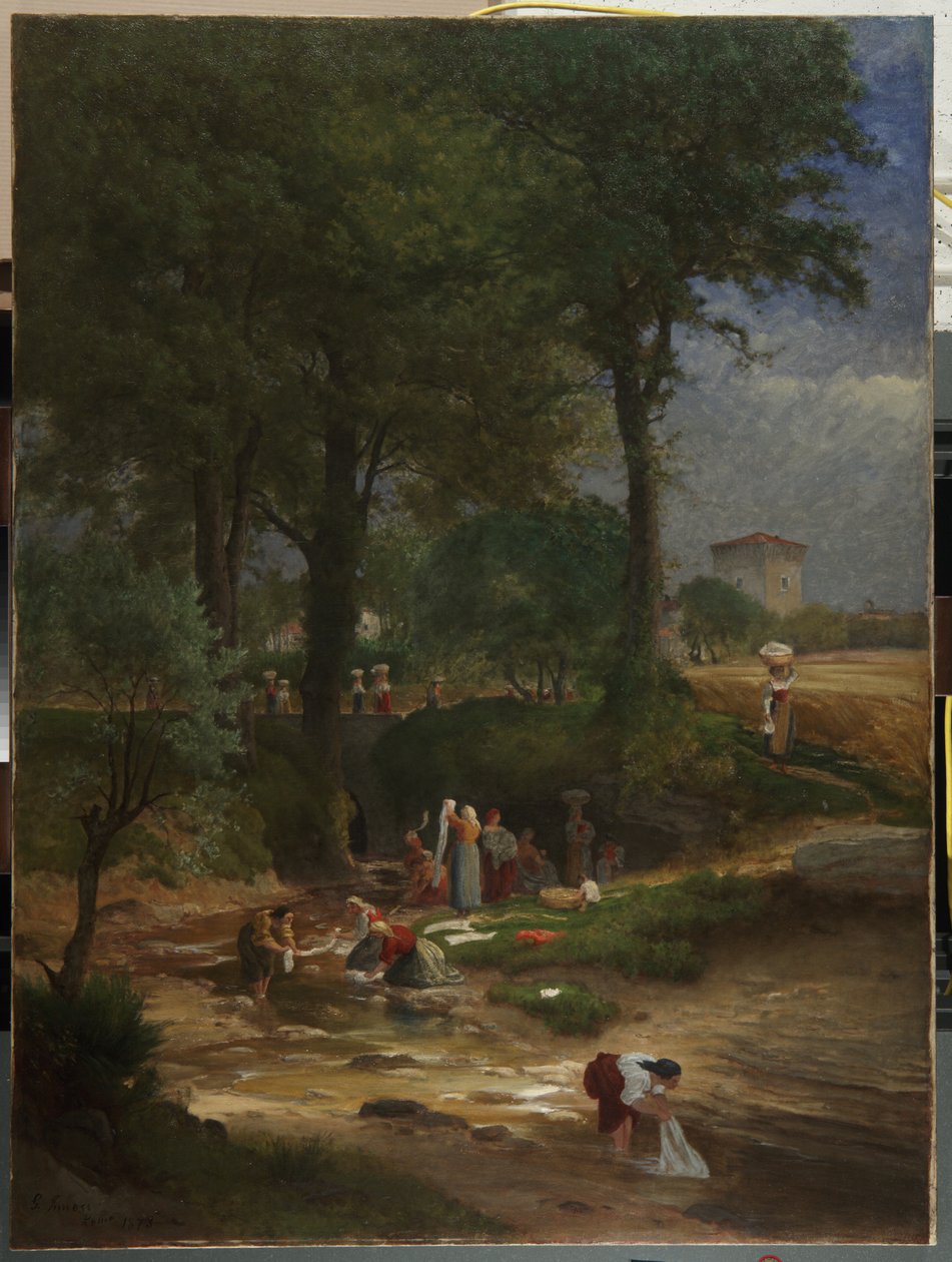 Pesupäivä lähellä Perugiaa, 1873 tekijältä George Inness