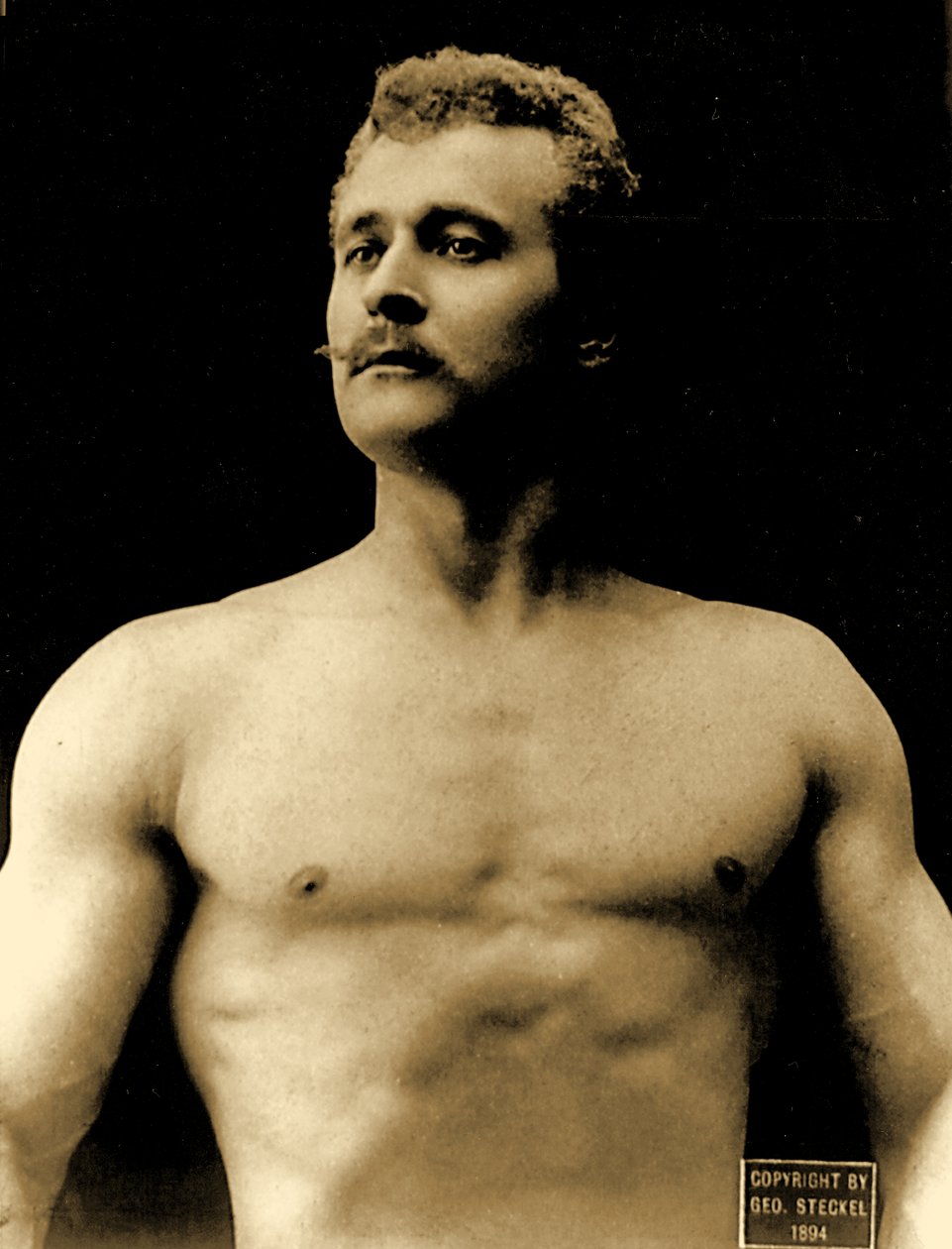 Eugen Sandow, n. 1894 tekijältä George Steckel
