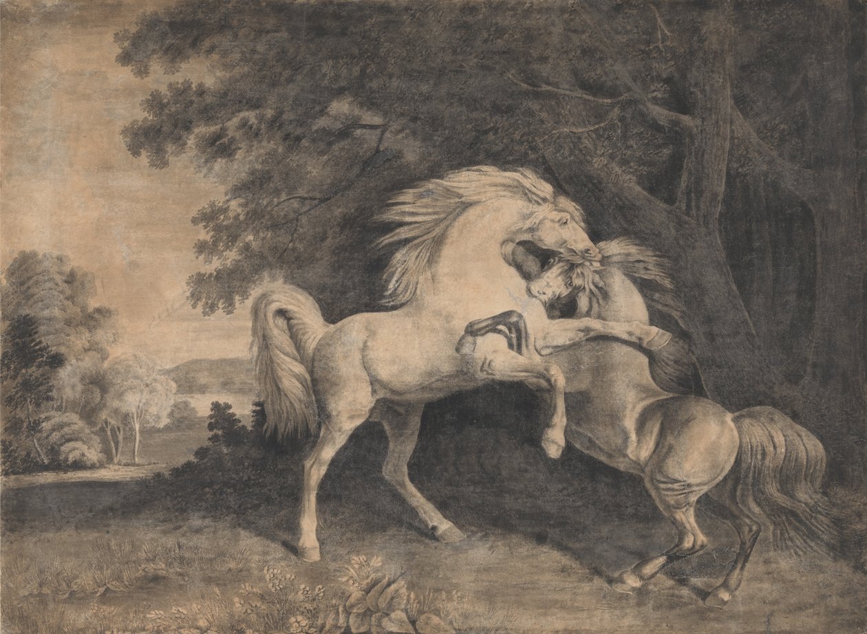 Hevoset taistelevat tekijältä George Stubbs
