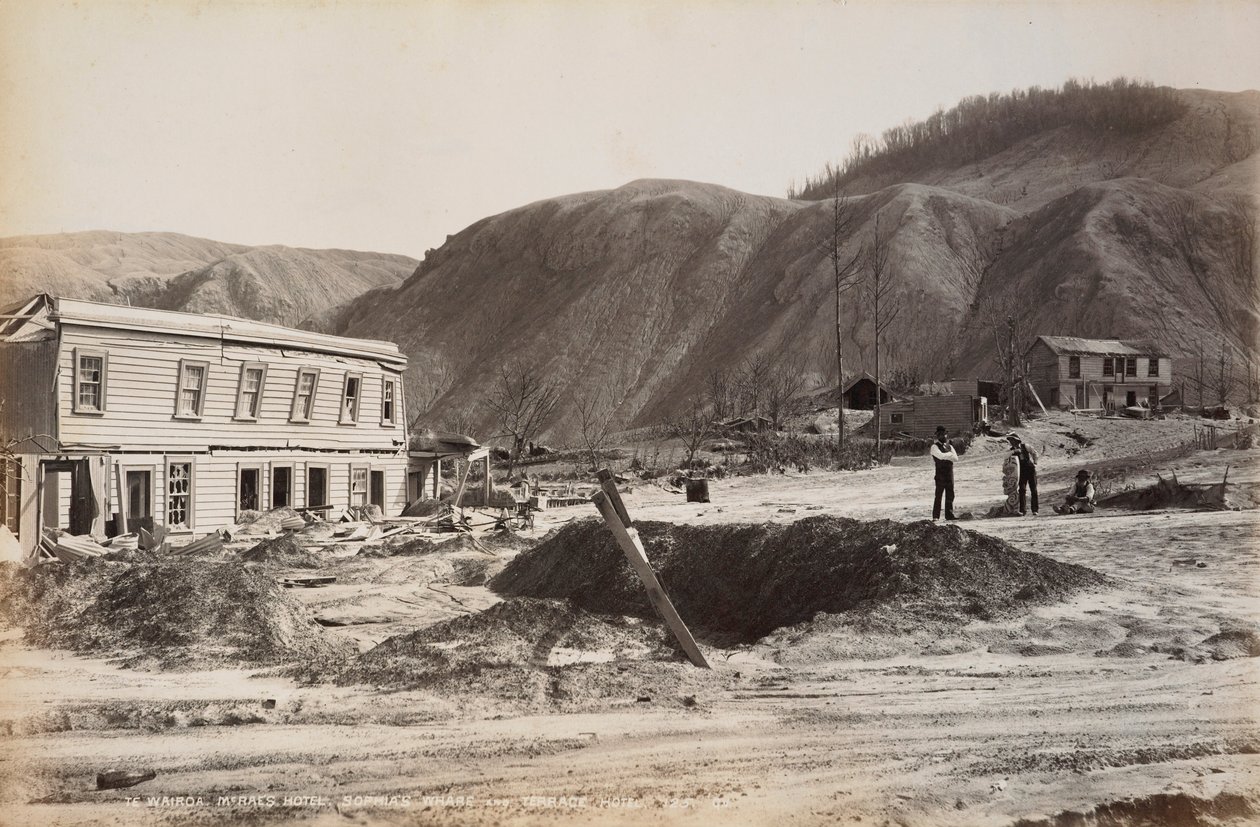 Wairoa, McRaes Hotel, Sophias House and Terrace Hotel tekijältä George Dobson Valentine