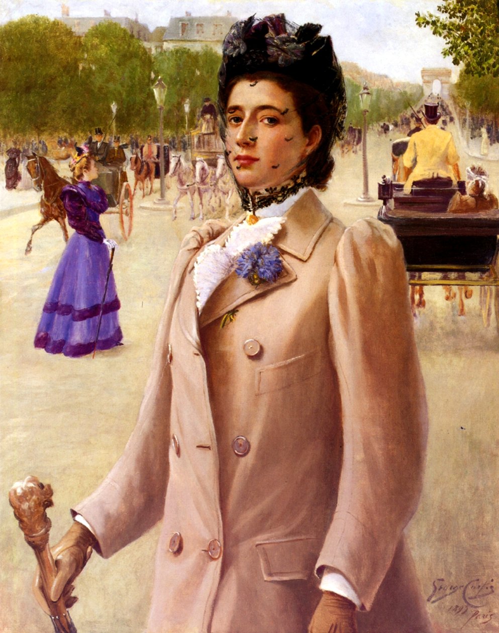 Nainen Pariisissa, 1893 tekijältä George Vaughan Curtis