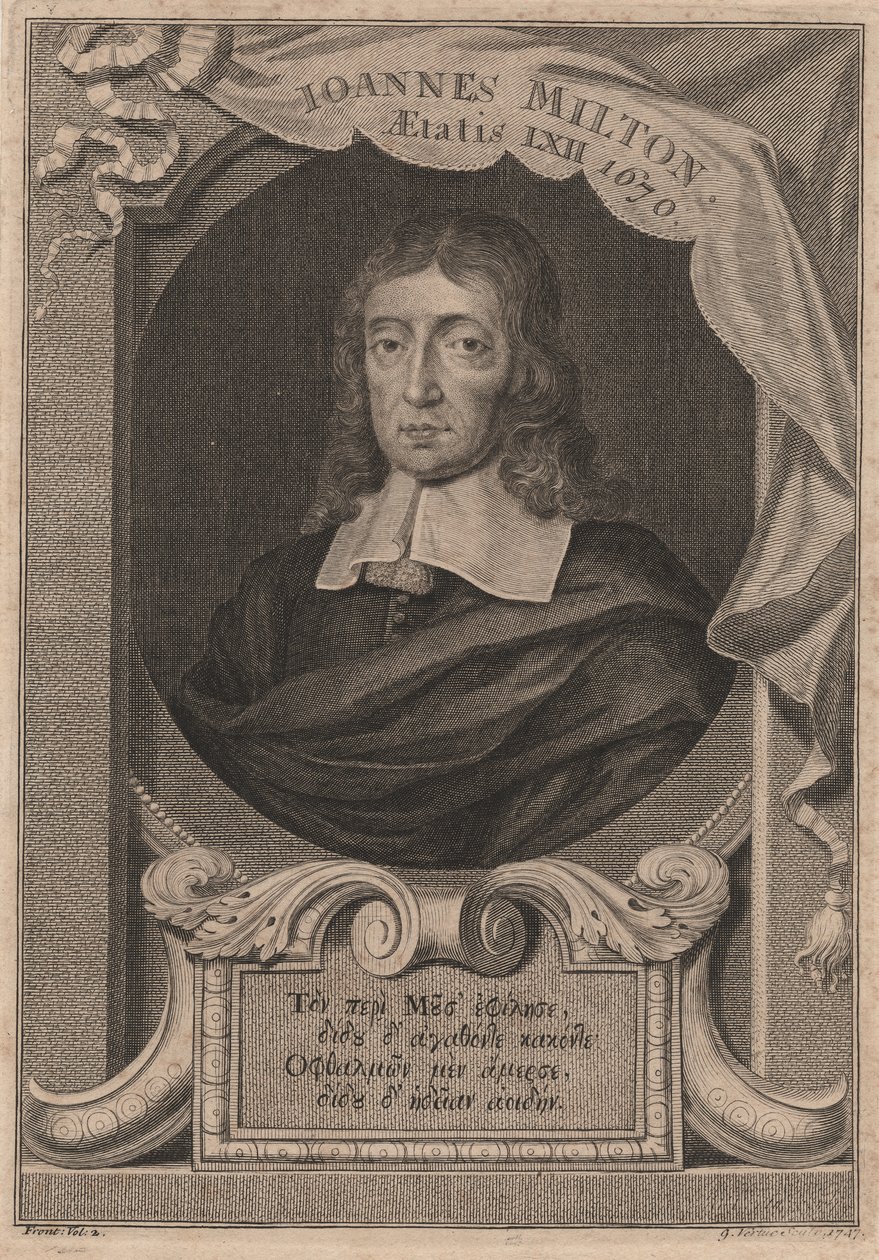 John Milton, 1747 tekijältä George Vertue