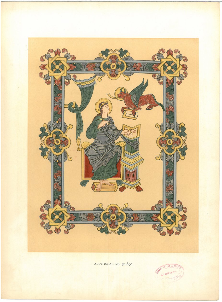 Lauta "Illuminated Manuscripts in the British Museum: Miniatures, Borders and Initials" tekijältä George Augustus Wallis
