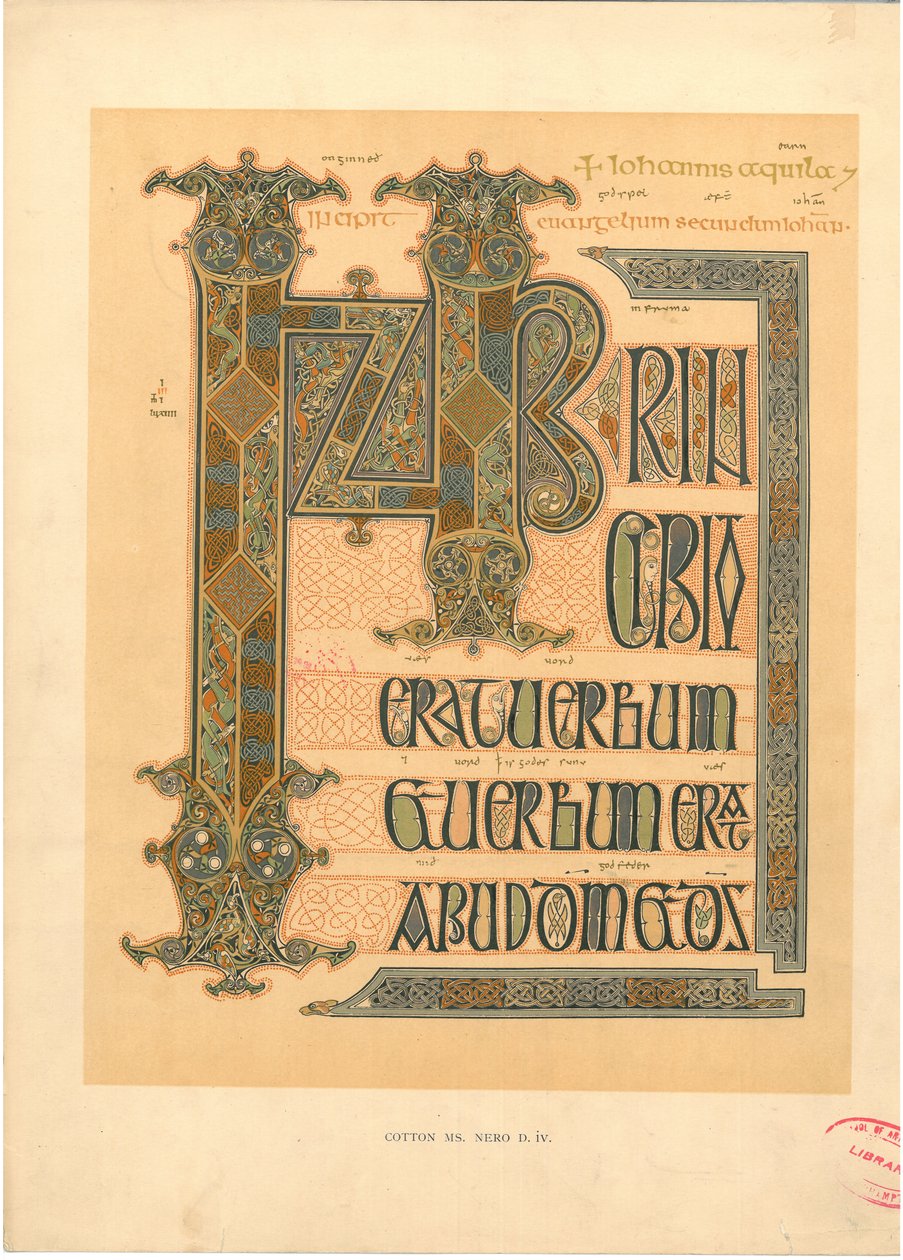 Lauta "Illuminated Manuscripts in the British Museum: Miniatures, Borders and Initials" tekijältä George Augustus Wallis