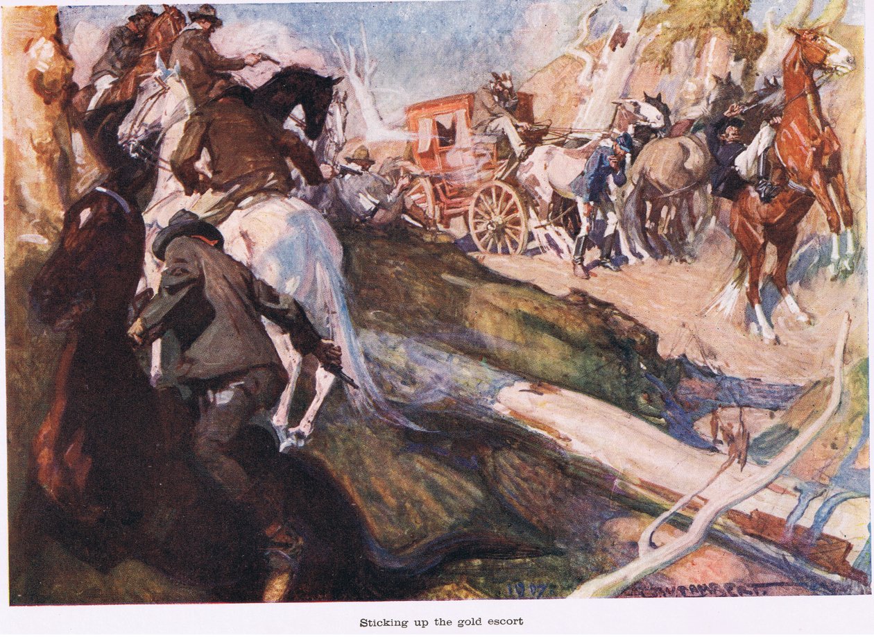 Kultainen saattaja kiinni tekijältä George Washington Lambert