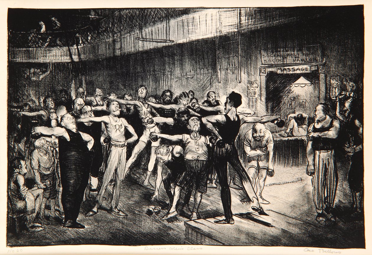 Liikemiesten luokka, 1916 tekijältä George Wesley Bellows