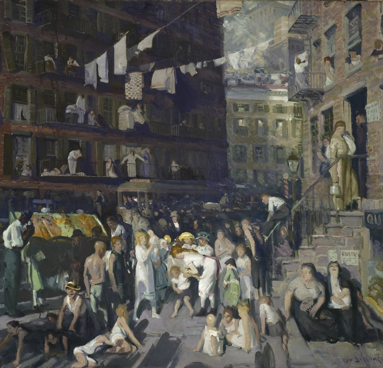 Cliff Dwellers, 1913 tekijältä George Wesley Bellows