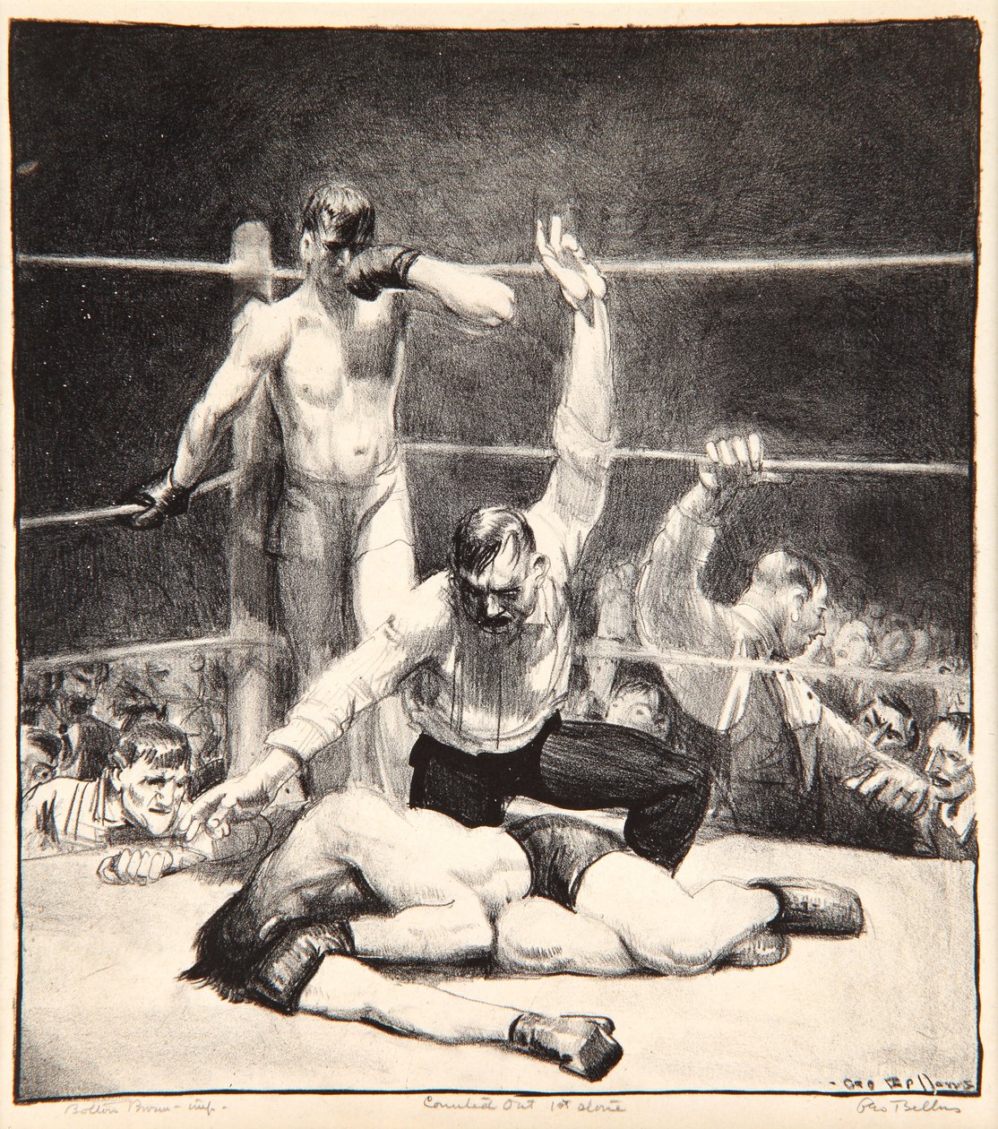 Laskettu, 1921 tekijältä George Wesley Bellows