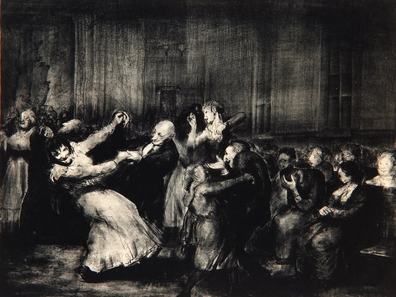 Tanssi hullun talossa, 1917 tekijältä George Wesley Bellows