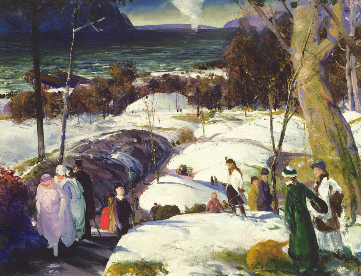 Pääsiäislumi, 1915 tekijältä George Wesley Bellows