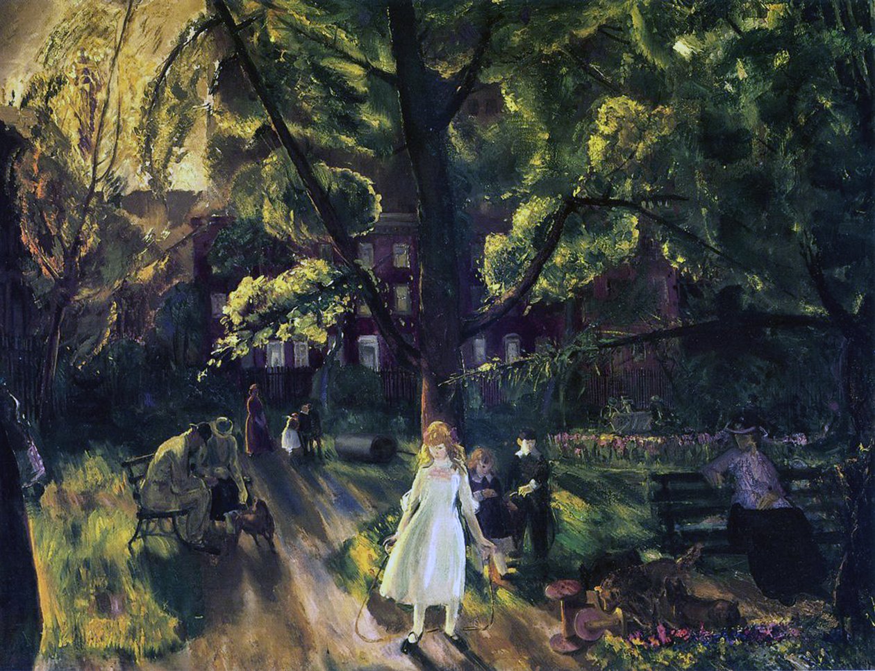 Gramercy Park tekijältä George Wesley Bellows