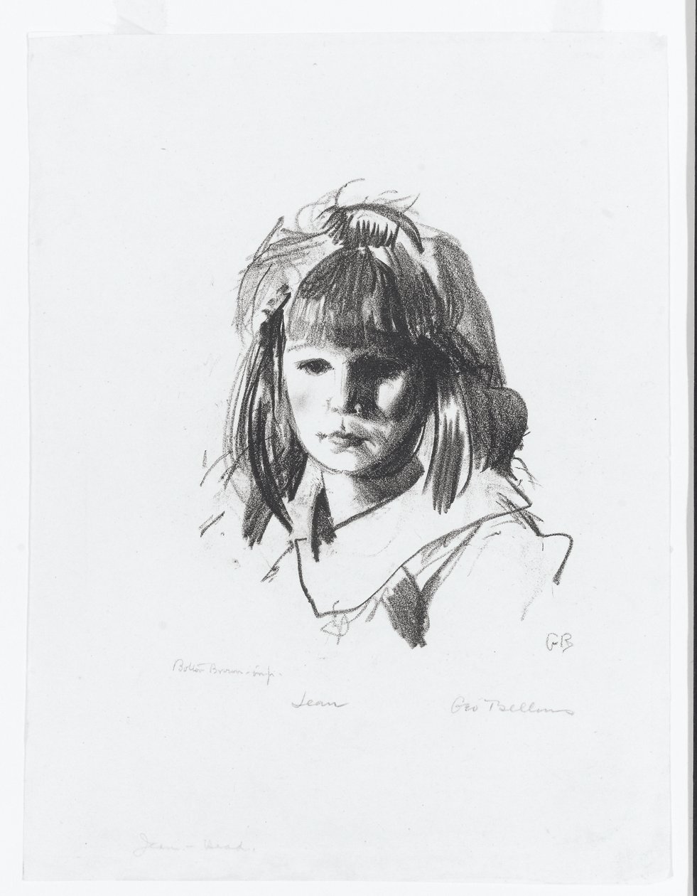 Jean 1921, Ensimmäinen kivi, 1921 tekijältä George Wesley Bellows